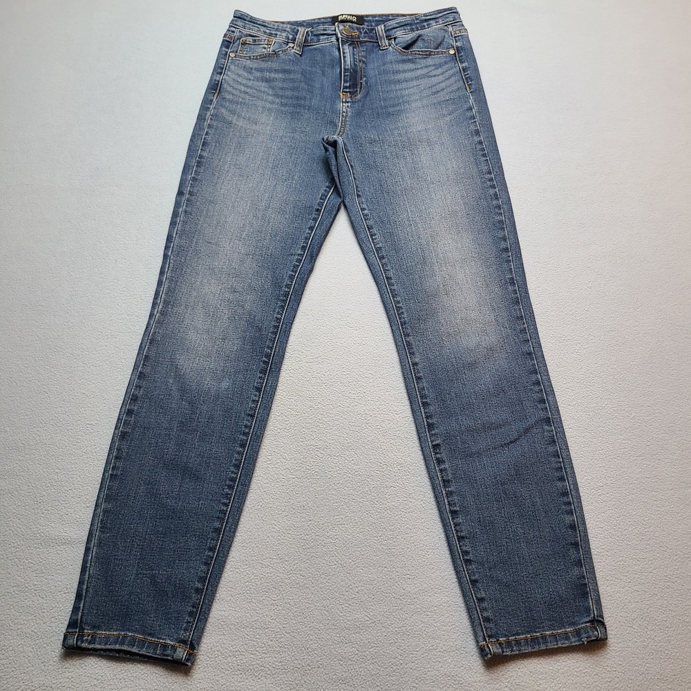 Buffalo Mollie Skinny Jeans Womens 6/28 Blue Excellent High Rise Stretch